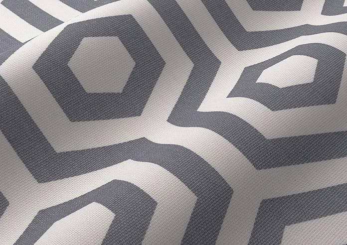 Hex, Stone - Made to Measure Curtains - Image 4